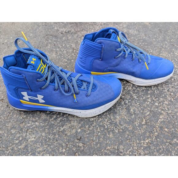 Under Armour Mens Steph Curry Sneakers 9.5 Royal Blue (3)III Zero(1298308-400) - Picture 1 of 9